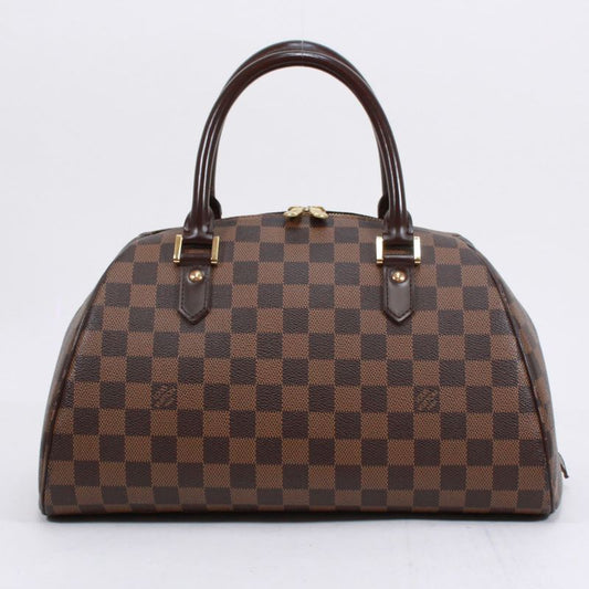 Louis Vuitton Rivera MM Damier Ebene Damier Ebene Leather × PVC Brown Handbag