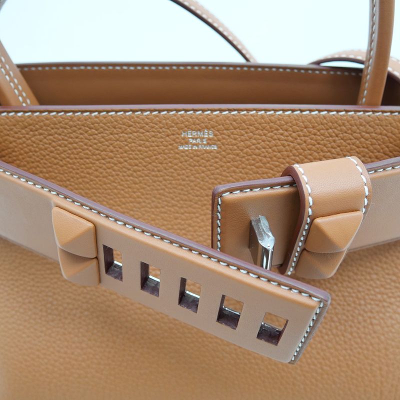 Hermes Medall Shoulder Bag Togo X Swift Gold K Engraved 2025 Manufacture
