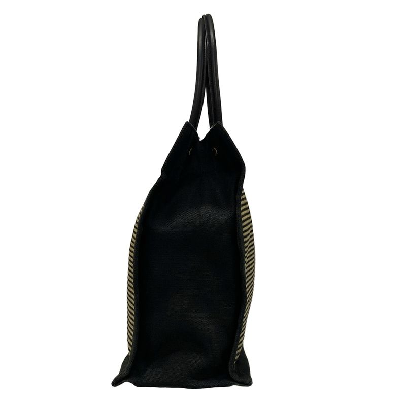 Saint Laurent Paris Rive Gauche Tote Bag 499290 Ivory And Black Leather