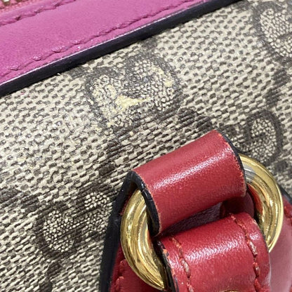 Gucci GG Plus GG Supreme 409529 Beige X Red X Multi Leather