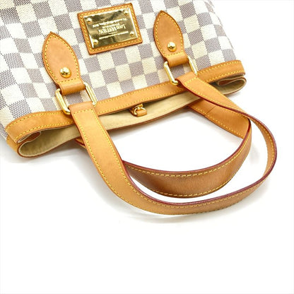 Louis Vuitton Hampstead PM Handbag Damier Azure N51207 White Gold Hardware