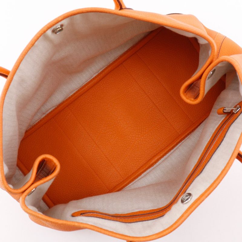 Hermes Garden Party 36 PM Negonda Orange □O Ladies Tote Bag