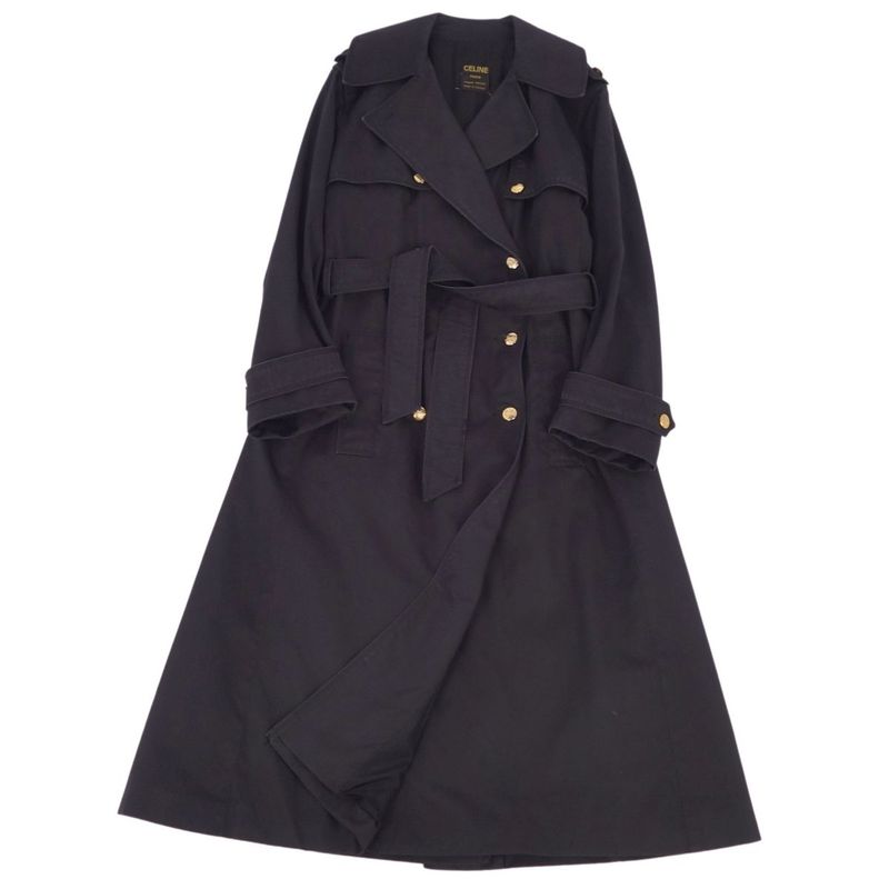 Vintage Celine Coat Trench Coat Cotton