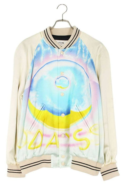 Celine 2v28h353q Artist Print Teddy Jacket Blouson Men's 44