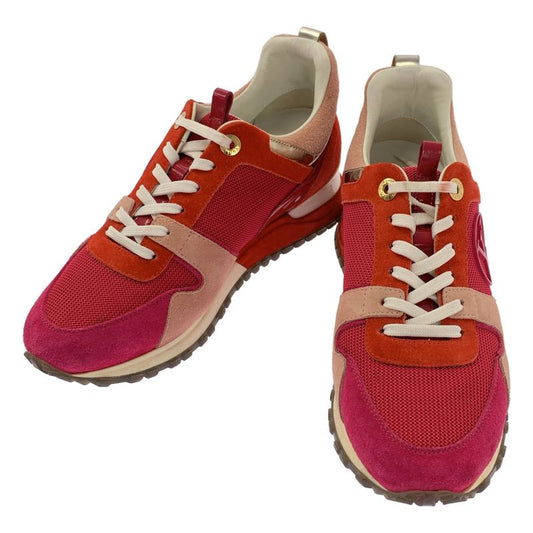 Louis Vuitton - Suede Leather Runaway LV Circle Logo Sneakers - 38 - Bordeaux