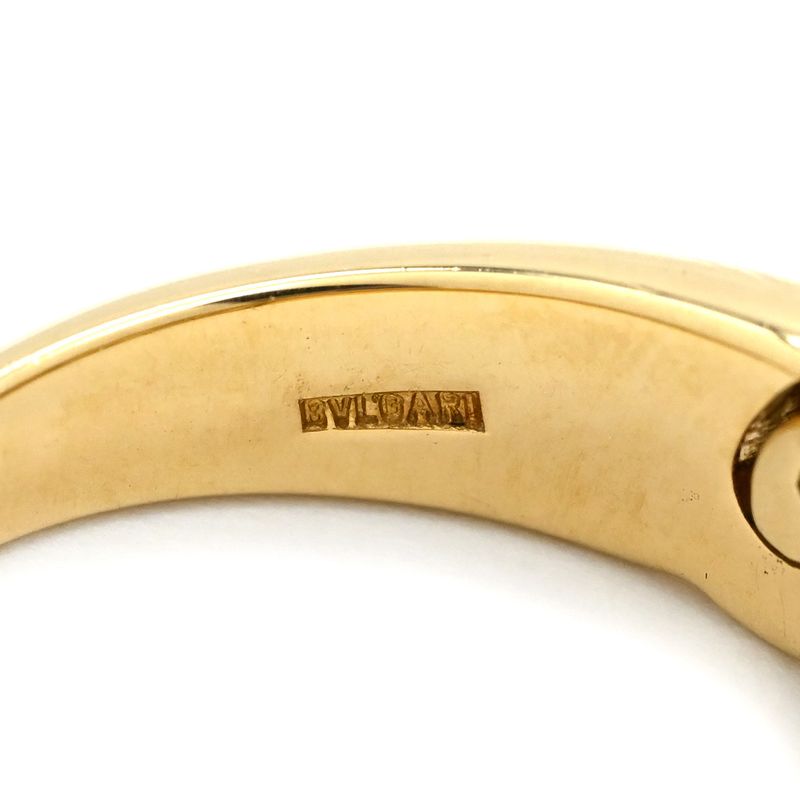 Bvlgari Bvlgari Ring Gancho Ring 18k Yellow Gold Diamond Pearl Yellow Gold