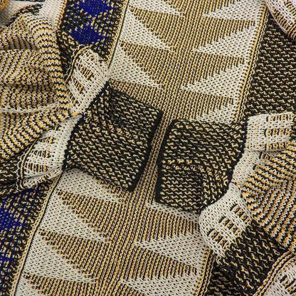 Louis Vuitton 2019item Drop Shoulder Ethnic Style Boat Neck Open Arm Low Gauge