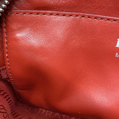 Prada Waist Pouch Diagram Red Leather