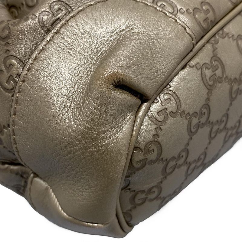 Gucci Handbag Sookie/shima Line 247902 Gold Leather