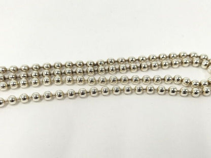 Gucci Interlocking G Necklace Sv925 Silver 216435