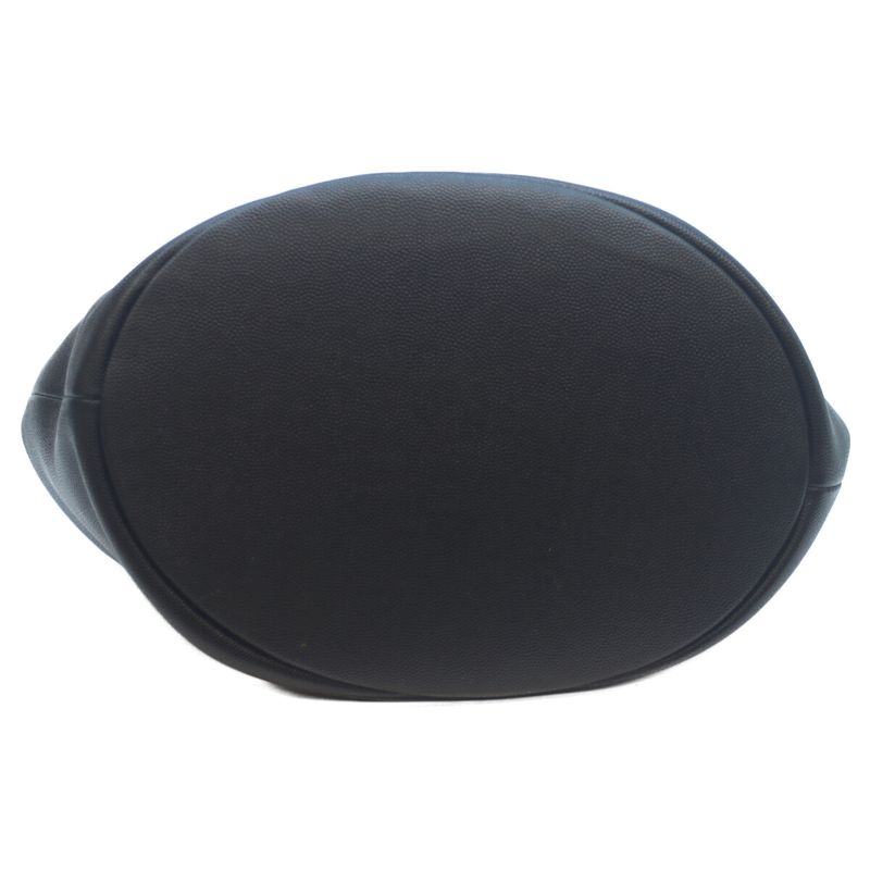 Chanel 28th As1045 Black Caviar Skin Deauville Drawstring Chain Shoulder Bag