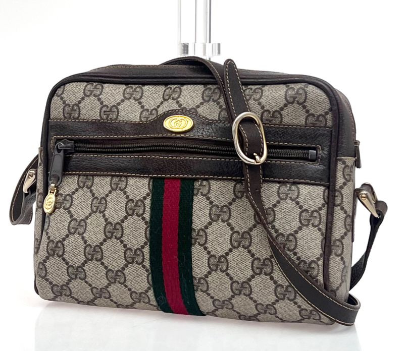 Gucci Shoulder Bag GG Sherry Pvcleather 38fa142