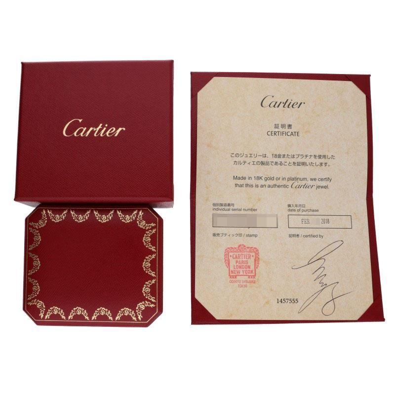 Cartier D'amour XS 18K White Goldearrings Women's XS