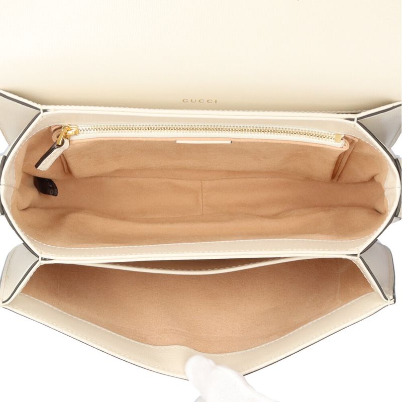 Gucci Medium Horsebit 1955 Shoulder Bag GG Supreme Canvas 602204 Beige Ladies