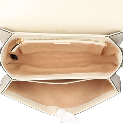 Gucci Medium Horsebit 1955 Shoulder Bag GG Supreme Canvas 602204 Beige Ladies