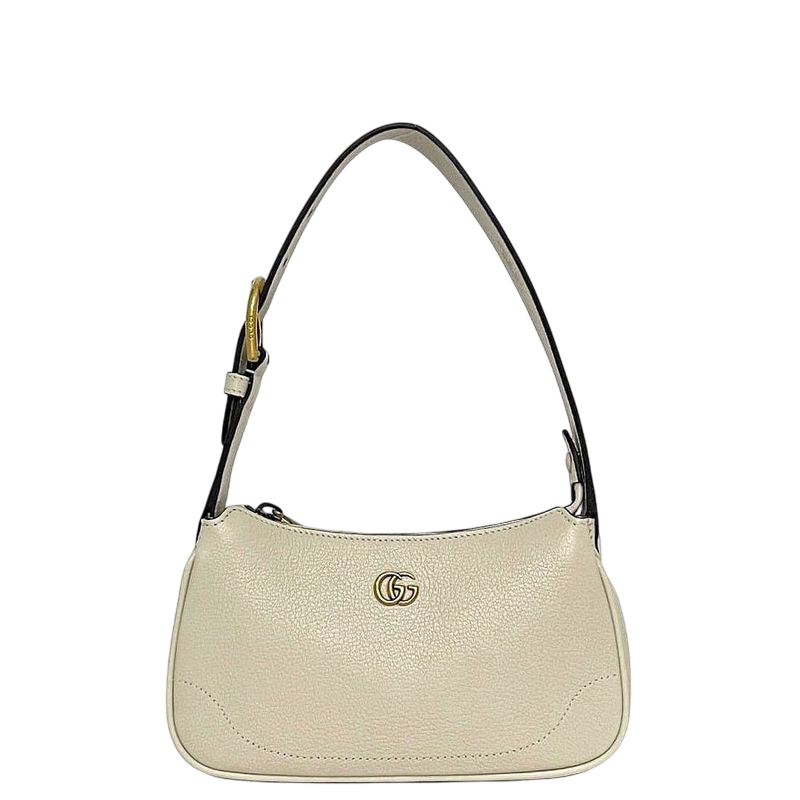 Gucci Mini Shoulder Bag Aphrodite White GG Marmont