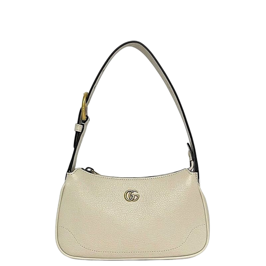 Gucci Mini Shoulder Bag Aphrodite White GG Marmont