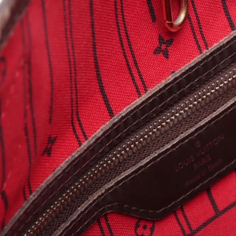 Louis Vuitton Damier Neverfull MM M51105 Leather Tote Bag Shoulder Hand A4