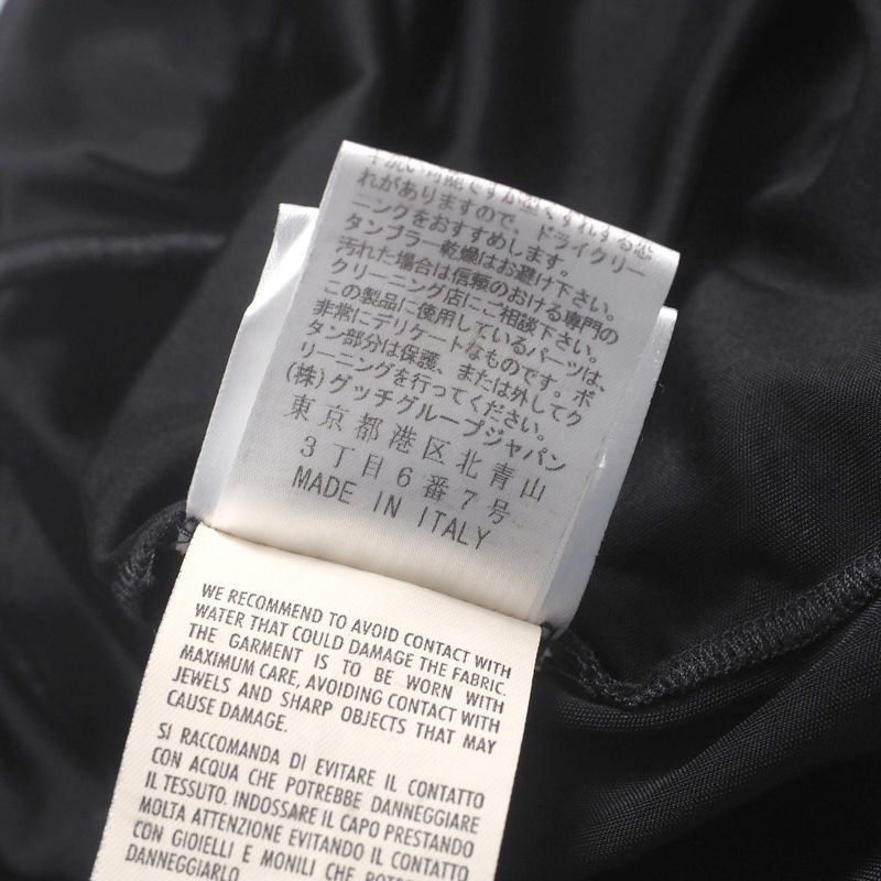 Gucci Dress Size M Long Sleeve V-neck Tight Dress Stretch Made In Italy