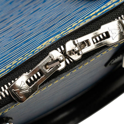 Louis Vuitton Epi Denim Alma BB Handbag Shoulder Bag 2WAY M41437 Blue Black