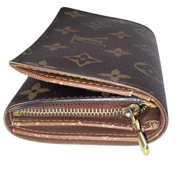 Louis Vuitton Monogram Porte Monebier Tresor M61736 Bifold Wallet Unisex