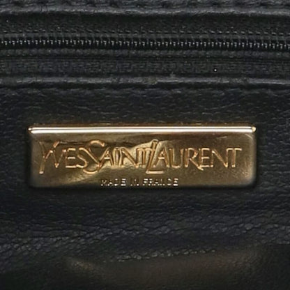 Yves Saint Laurent Y Cutout Vintage Leather Shoulder Bag Women