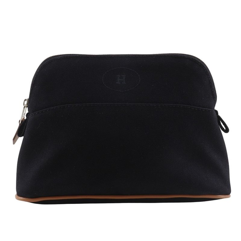 Hermes Bolide Pouch Mini Cotton Noir Black Women's Pouch