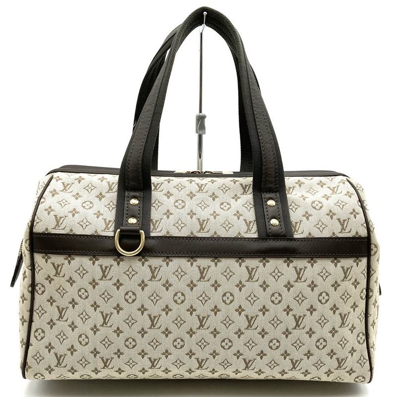 Louis Vuitton M92310 Josephine GM Handbag Beige/brown Monogram Mini Canvas