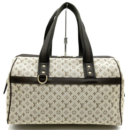 Louis Vuitton M92310 Josephine GM Handbag Beige/brown Monogram Mini Canvas