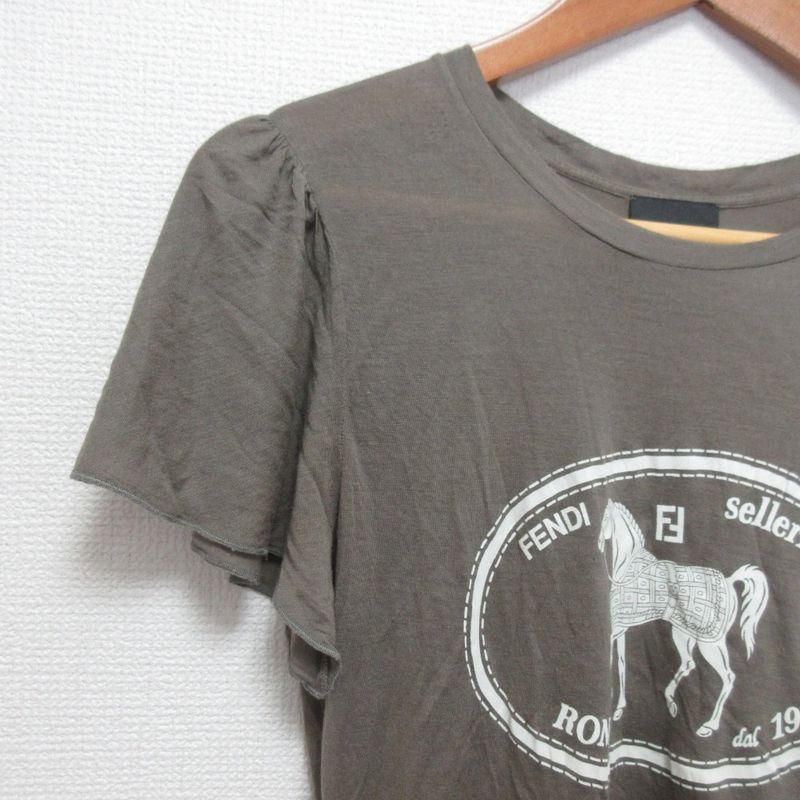 Fendi Butterfly Sleeve Cut and Sewn Size 40 Beige Women's Used