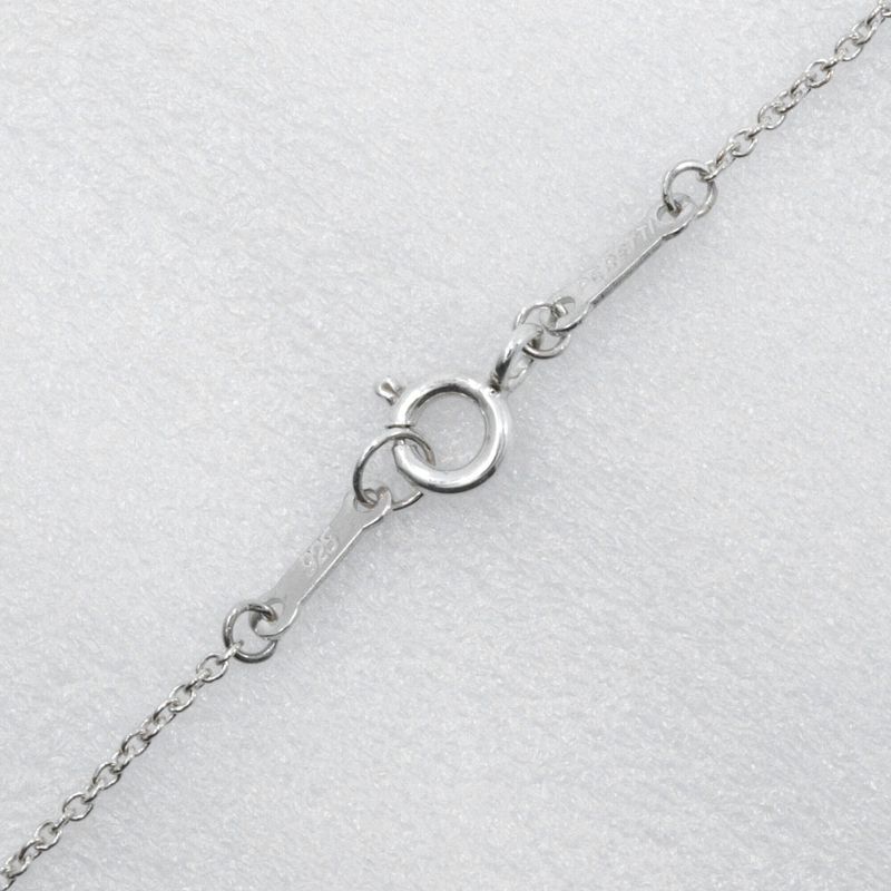 Tiffany & Co Open Heart Elsa Peretti 925 Silver Ladies 2.1g Necklace