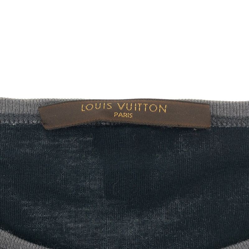 Louis Vuitton 2008ss Shoulder Slit T-Shirt Rm081mm (3.19in)jr56jcx Navy M