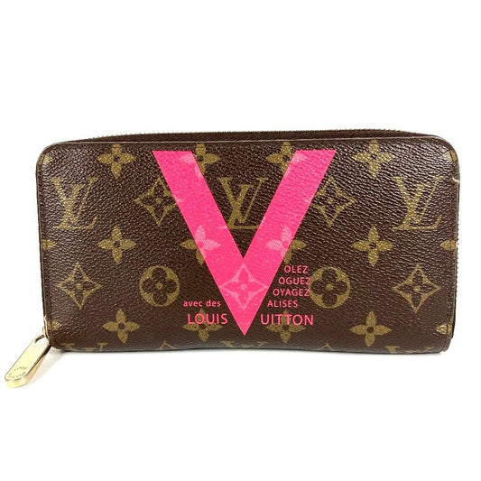Louis Vuitton Long Zippy Wallet M60936 Monogram Canvas Brown