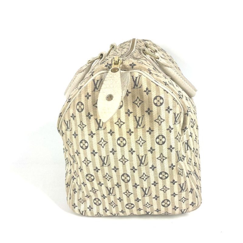 Louis Vuitton Speedy 30 M95500 Monogram Mini Lin Canvas White