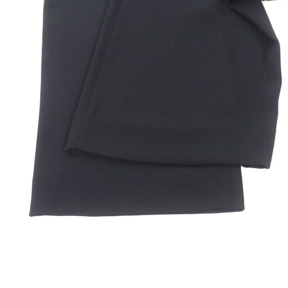 CHANEL Vintage 98P P10254 Coco Mark Buttoned Pants Slacks Bottoms Black 36 Made