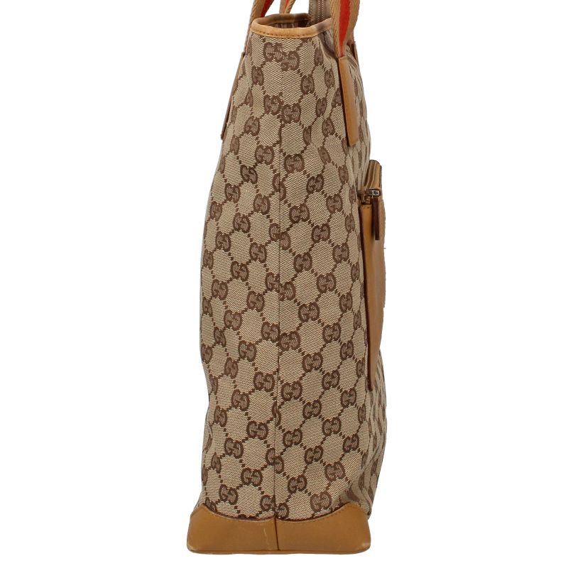 Gucci Tote Bag 019/0401 Canvas Ladies Tote Bag Beige Excellent Condition