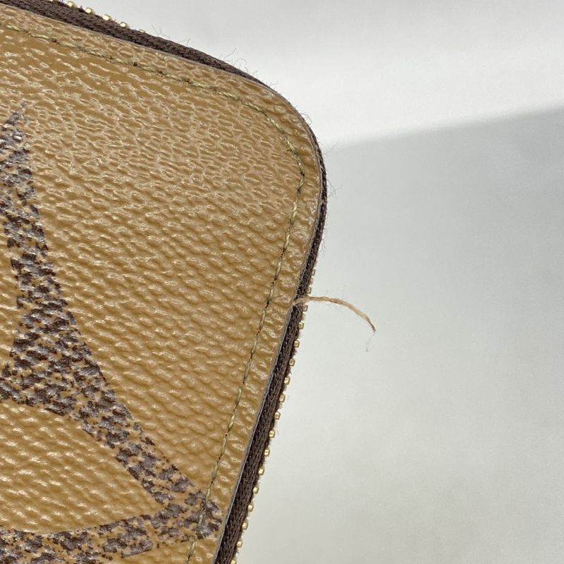 Louis Vuitton Long Wallet Monogram Giant Reverse Zippy Wallet M69353 Brown Men