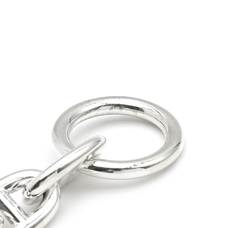 Hermes Bracelet Chaine D'ancre MM Silver 925 Silver 14 Frames Star Ring Silver
