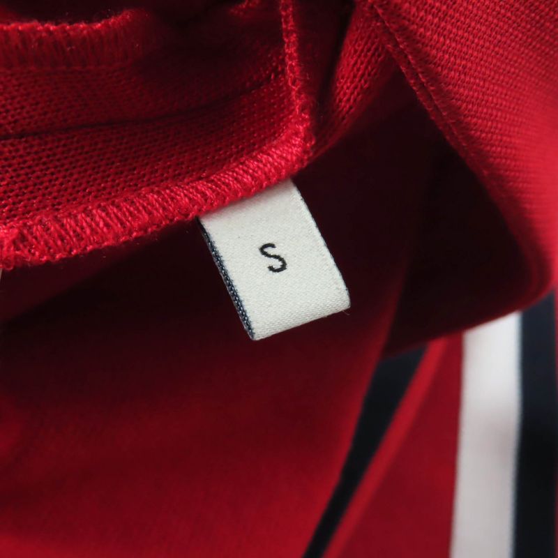 Gucci 467527 Webline Side Zip Track Pants Bottoms Red S Genuine