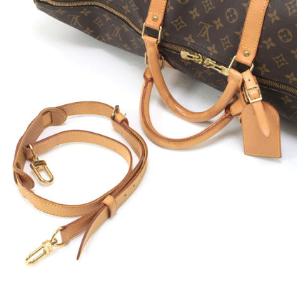 Louis Vuitton Monogram Keepall Bandouliere 60 Boston Bag