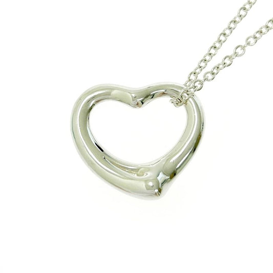Tiffany & Co Tiffany & Co Silver Elsa Peretti Open Heart Necklace 7.0g 925