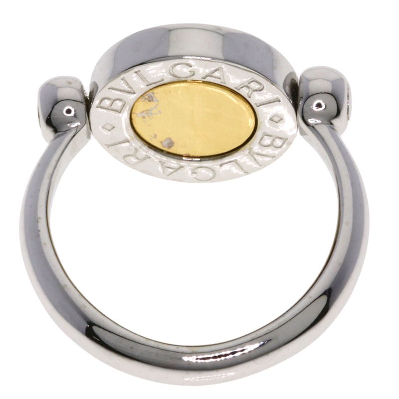 Bvlgari Flip Onyx Ring / Ring 18K White Gold 18K Yellow Gold Ladies