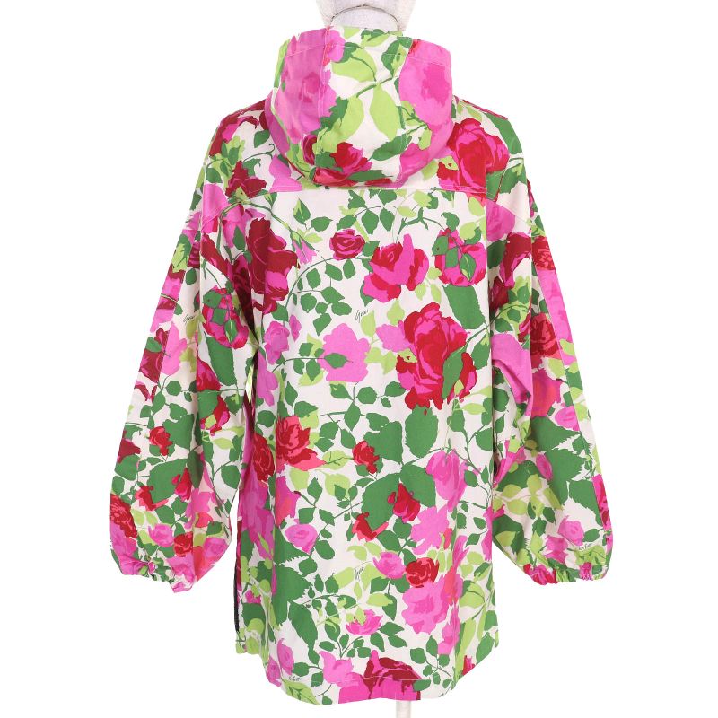 Gucci Ken Scott Gucci Ken Scott 650618 Cotton Rose Print Half Zip Hooded