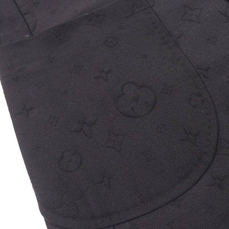 Louis Vuitton 23AW Wool Monogram Allover Pattern Single Tailored Jacket Black