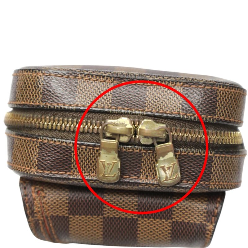 Louis Vuitton N51994 Damier Waist Pouch Geronimos Body Bag Louis Vuitton Ebène