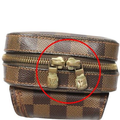 Louis Vuitton N51994 Damier Waist Pouch Geronimos Body Bag Louis Vuitton Ebène