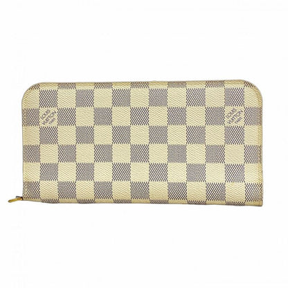 Louis Vuitton Damier Azure Portefeuille Antholite Long Wallet N63072 White
