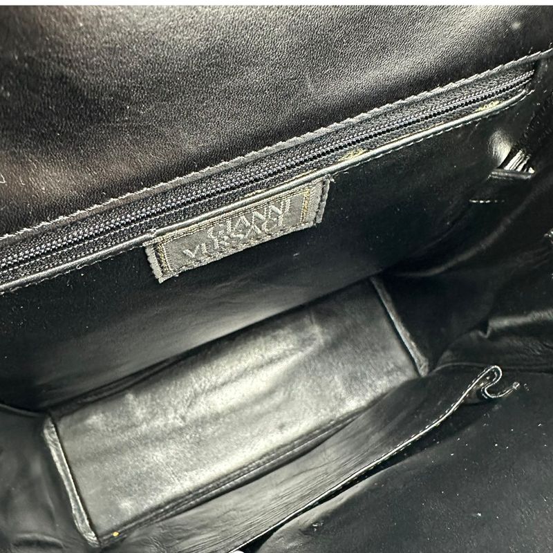 Gianni Versace Couture Medusa Design Box Calf Shoulder Bag Medusa Design Box