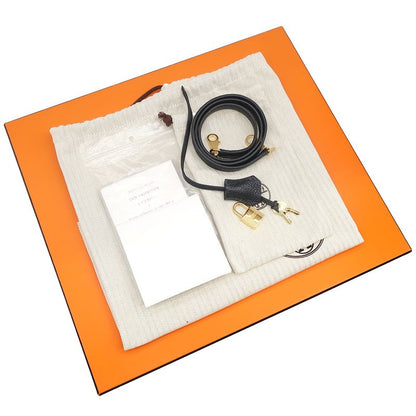 Hermes 2way Bag Bolide 31 Taurillon Clemence Black Gold Hardware Black Handbag