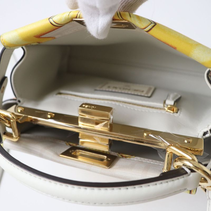 Fendace Fendi X Versace Collaboration 8bn244 Mini Peekaboo